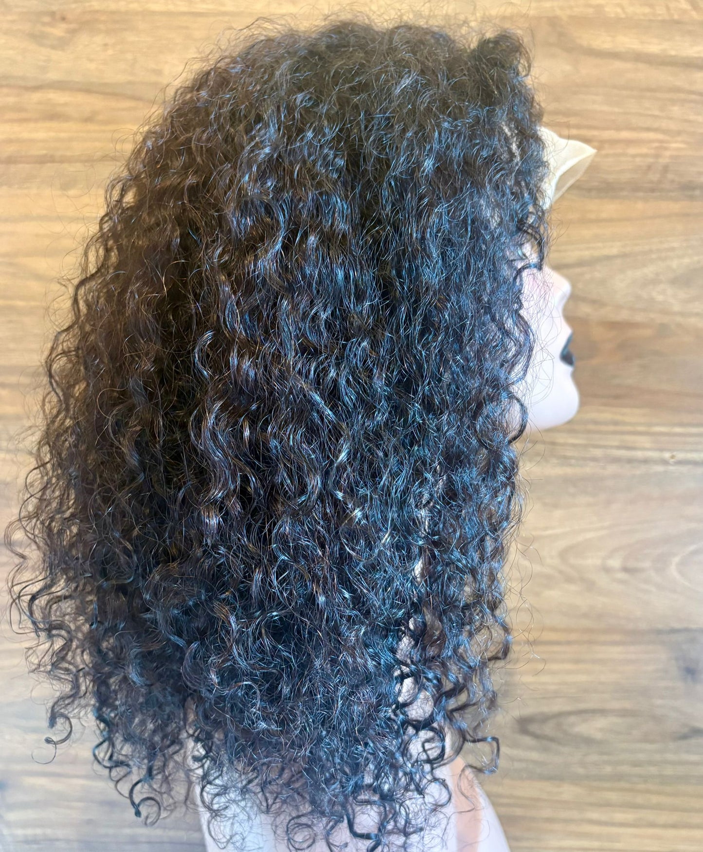 Pixie curl 16 inch virgin frontal wig