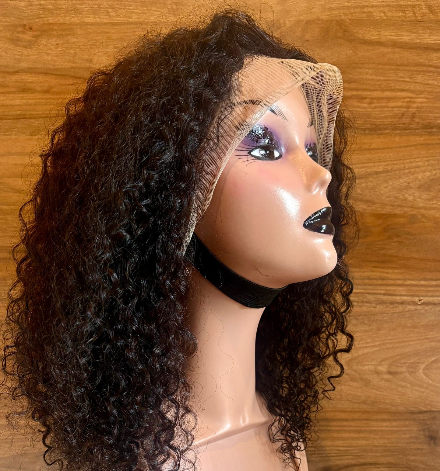 Pixie curl 16 inch virgin frontal wig